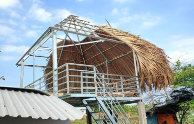 Chòi lục giác mái lá có bền không? Cách bảo quản như thế nào?