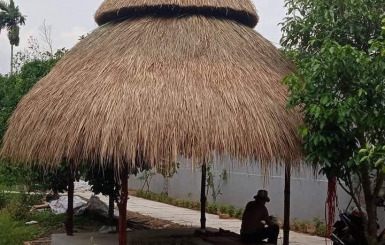 Các mẫu nhà chòi lục giác mái lá đẹp được ưa chuộng nhất