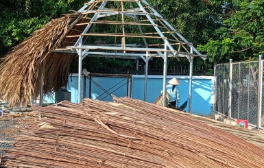 Chòi nghỉ lục giác gỗ, sắt, bê tông – Nên chọn loại nào?