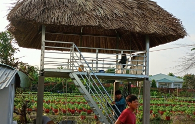 Có nên thi công nhà mái lá trọn gói hay không?