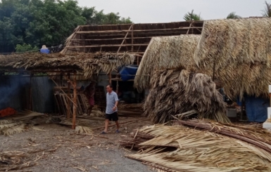 Thi Công Nhà Tre Lợp Lá Dừa