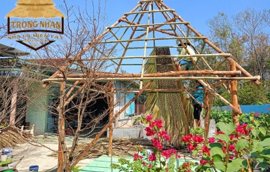 Chuyên thi công chòi gỗ 4 cột bền đẹp, chi phí hợp lý